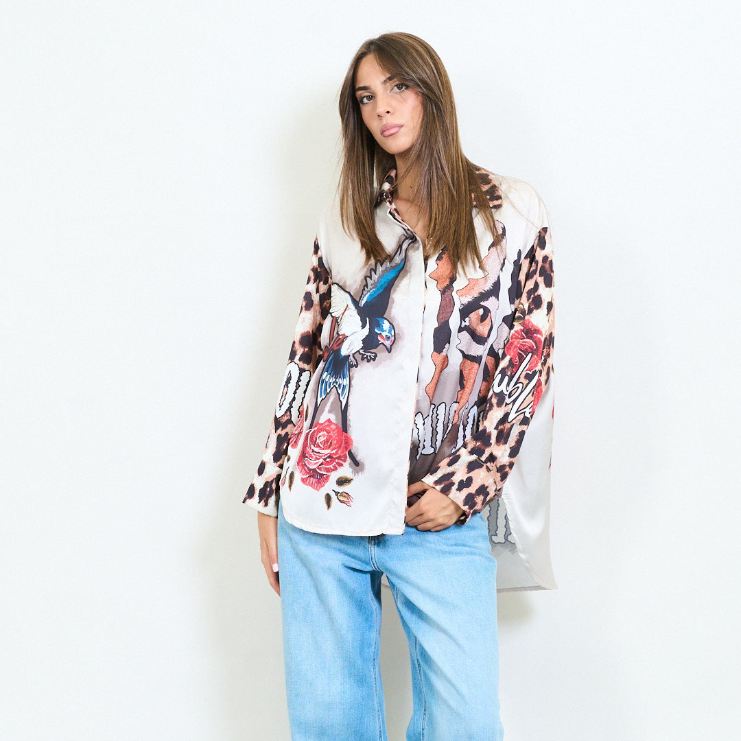 SATENSKA BLUZA WILD SOUL