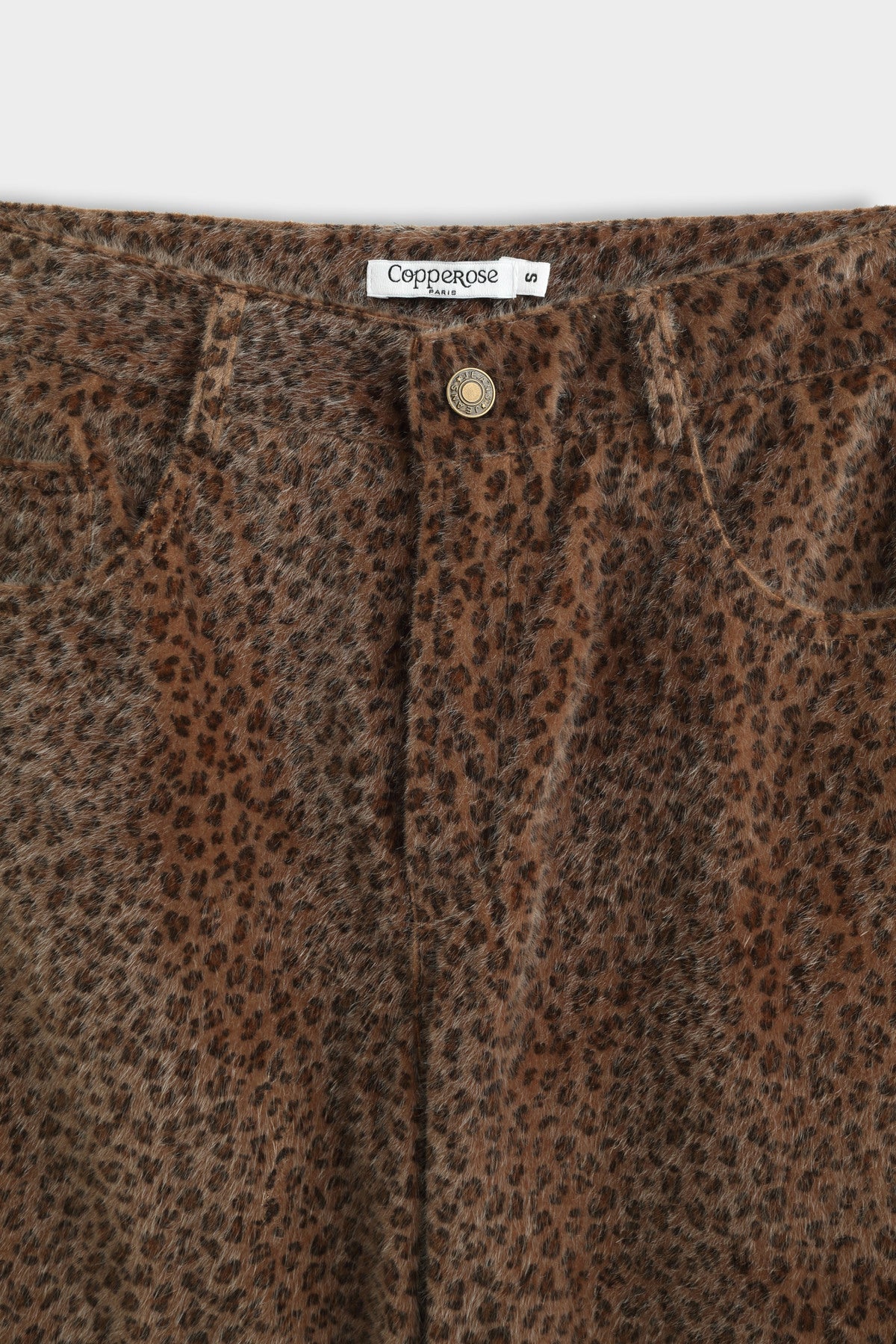 Hlače s leopard uzorkom – Smeđa, prikaz 4