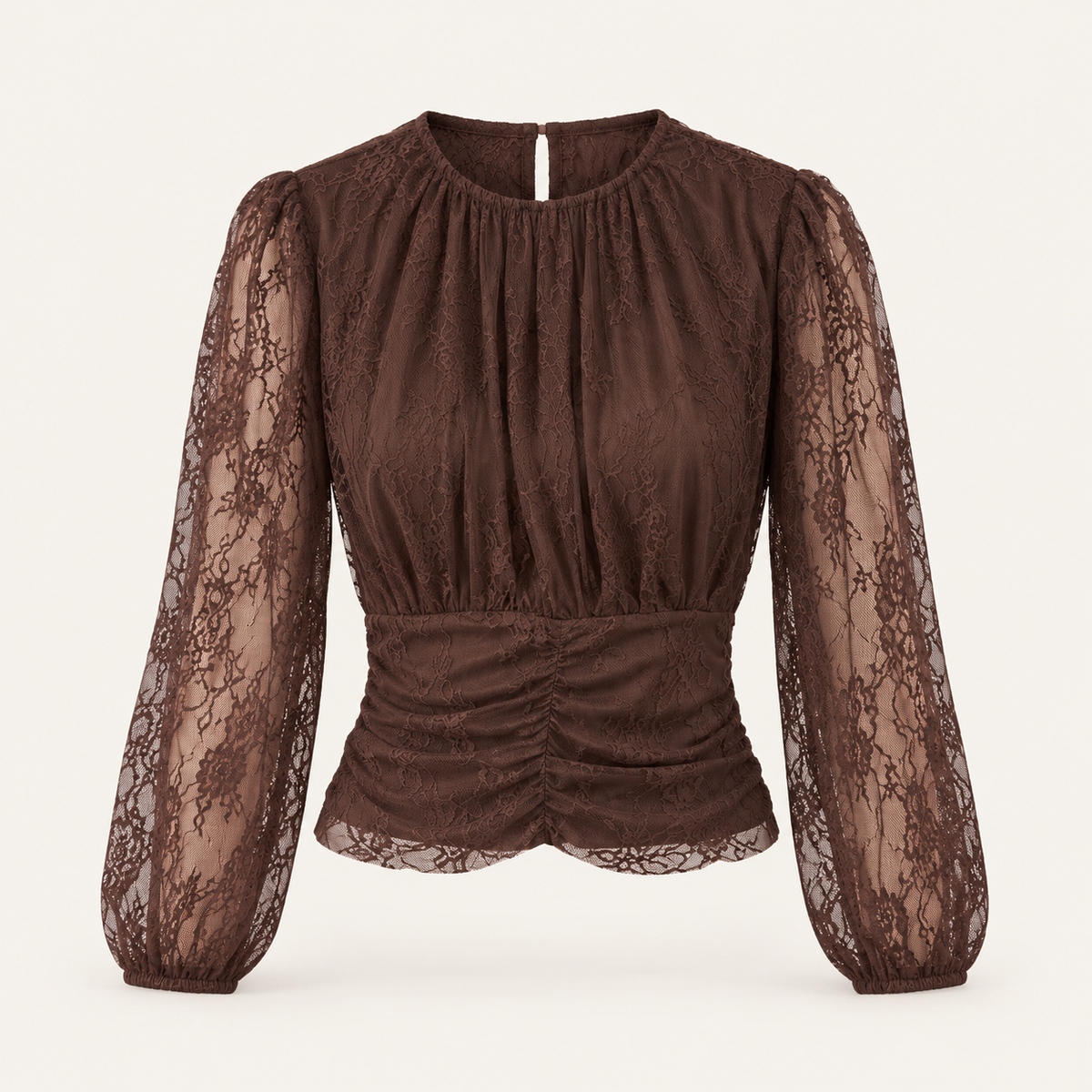 Bluza s čipkastim rukavima – nova fotografija 11