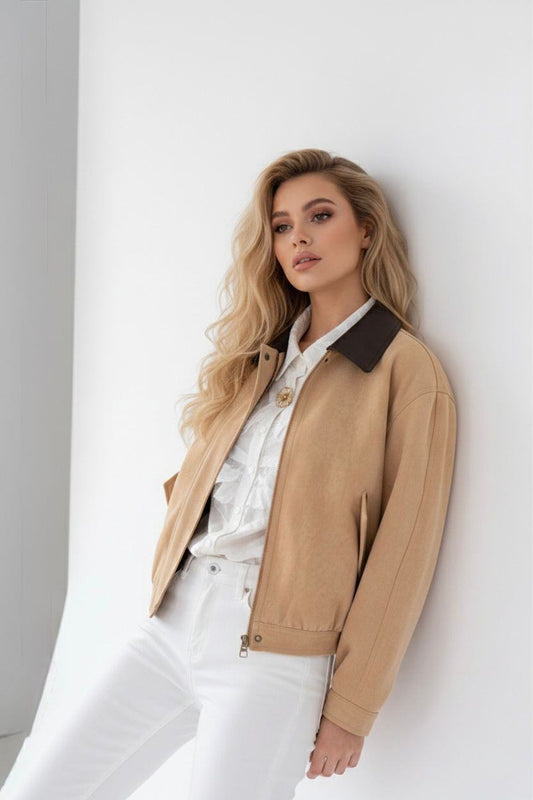 Kratka jakna camel boje – Camel, prikaz 1