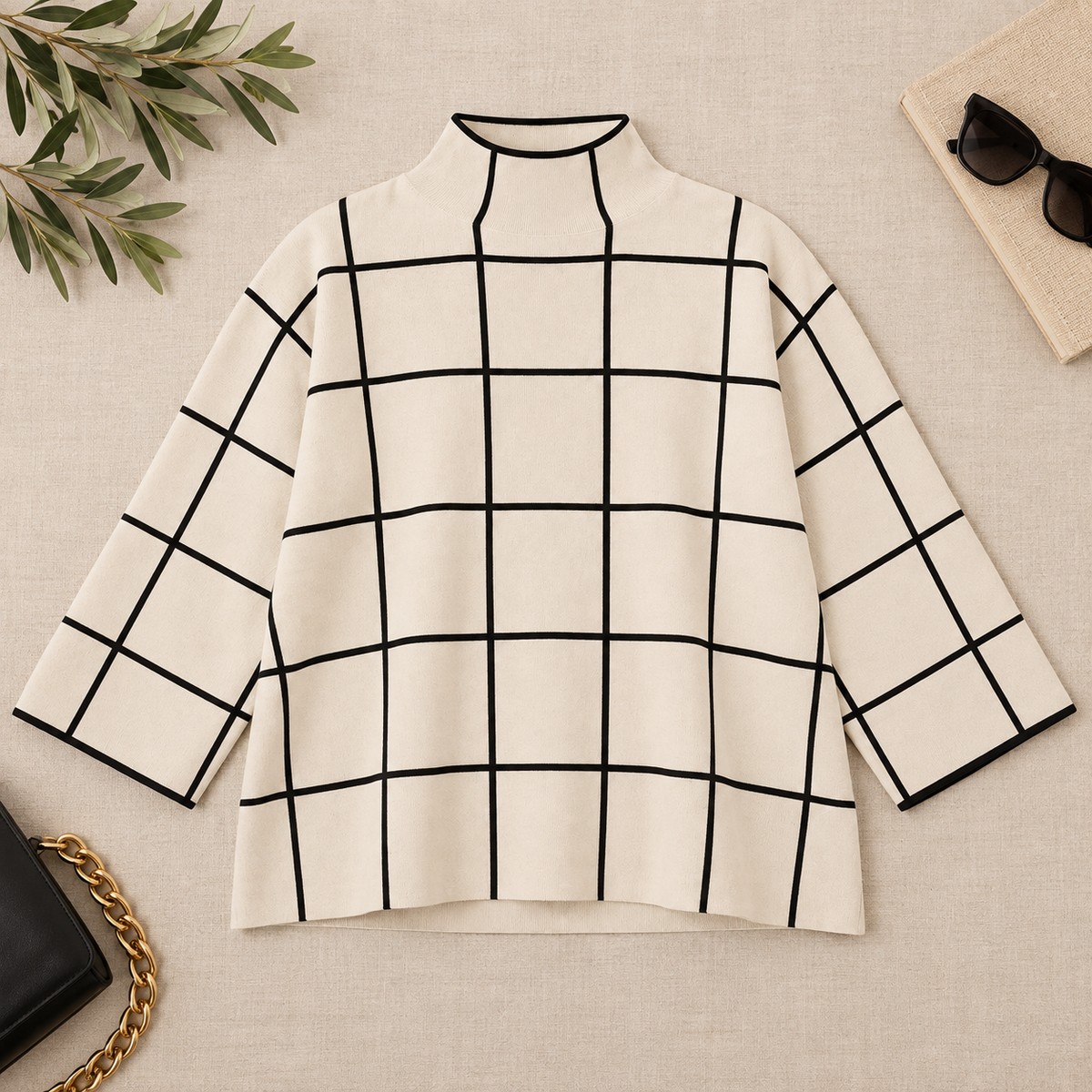 botun-oversized-dzemper-s-grafickim-uzorkom-8025g – nova fotografija 1