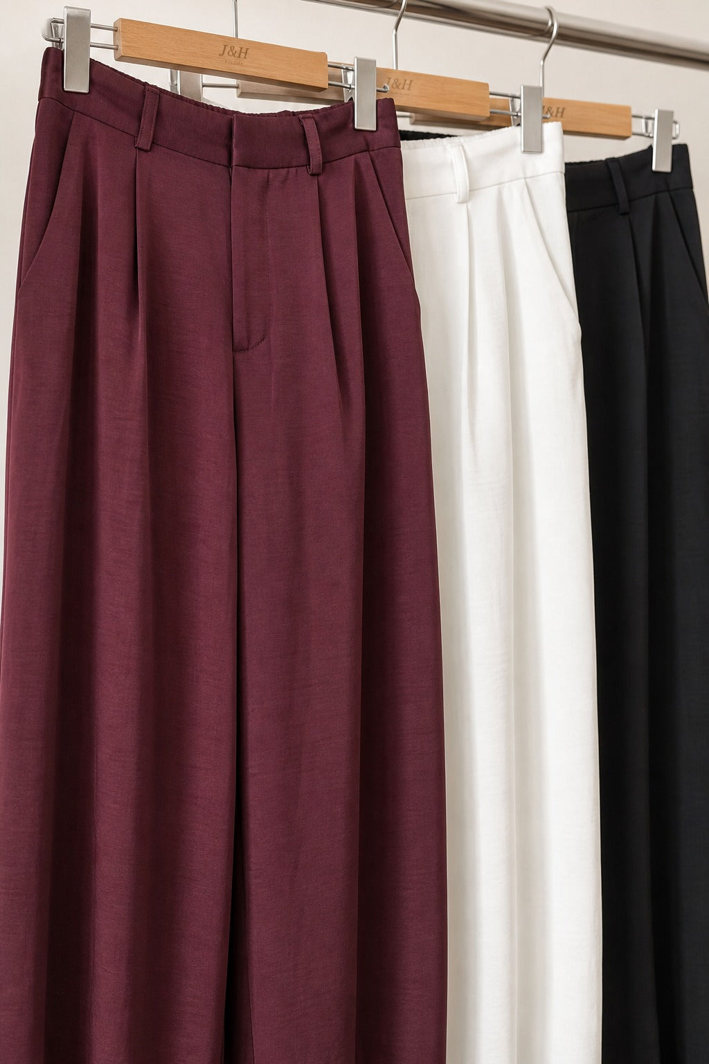 Elegantne hlače širokog kroja – elegantne hlače crne