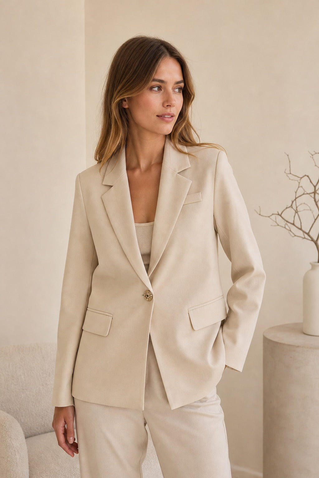 Bež blazer – blazer bež